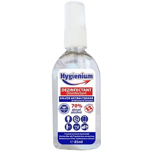 Solutie dezinfectanta Hygienium, efect antibacterian, 85 ml