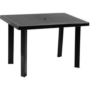 Masa terasa Napochim, plastic, 110 x 70 cm, gri