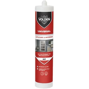 Silicon etansant VOLDEN 101111748, alb, 280ml