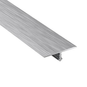 Profil de trecere parchet, Aluminiu Anod, Br Gri,  26 x 1860
