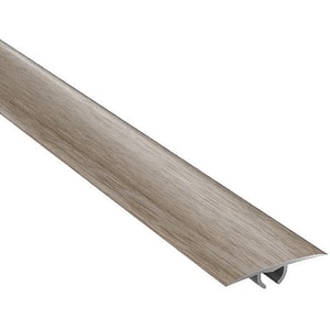 PROFIL TRECERE ALUMINIU GOODHOME, 3X93 CM, DECOR STEJAR BEJ