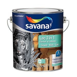 3D Savana lac 3 in 1 pentru garduri si cabane  stejar 2.5 L