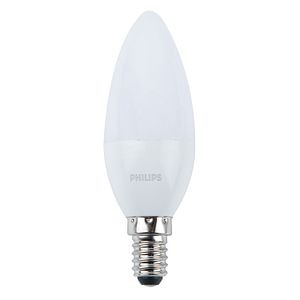 Bec LED, E14, 40W, 4000K, sticla, model B35 • Philips
