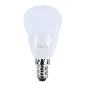 Bec LED, E14, 40W, 2700K, sticla, model lumanare • Philips