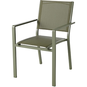 Scaun terasa GOODHOME Batz, aluminiu, 60 x 56 x 86 cm, verde