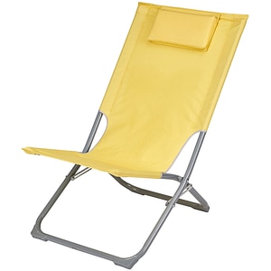 Scaun terasa Curacao, otel, 73 x 47 x 79 cm, galben