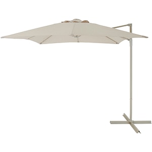 Umbrela terasa GOODHOME Kalanga, otel, 235 x 250 cm, alb