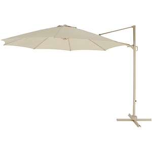 Umbrela terasa GOODHOME Mallorca, aluminiu, 350 x 255 cm, bej