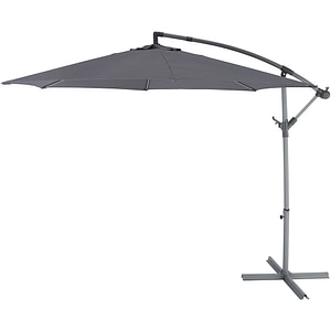 Umbrela terasa Malta, aluminiu, 300 x 253 cm, gri