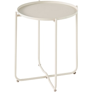 Masa terasa GOODHOME Nova, otel, 51 x 40 x 51 cm, bej