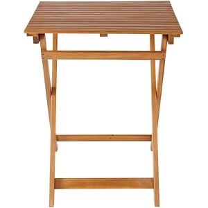 Masa terasa GOODHOME Virginia, lemn, 60 x 60 x 74 cm, bej