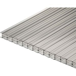 Policarbonat celular, 300 x 210 cm, 10 mm, transparent