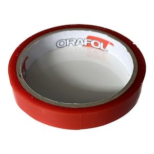 Banda dubla adeziva 1.5 cm x 5 m Rosu  Orabond