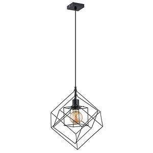 Lustra tip pendul, Negru, 60 W, 1 x E27 • Alfa Conti