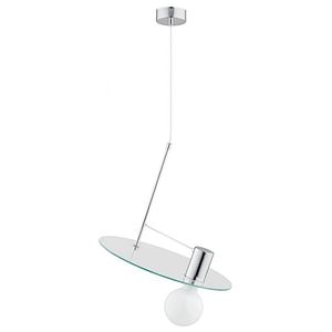 Lustra tip pendul, Negru/Alb, 60 W, 1 x E27 • Alfa Osw