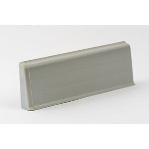 Plinta parchet, PVC, argintiu, 2.5 m