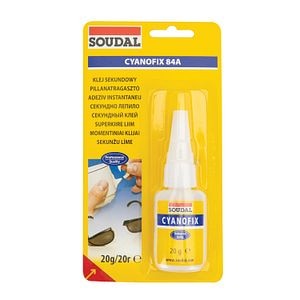 Adeziv universal, transparent, 20 g  Soudal Cyano Fix