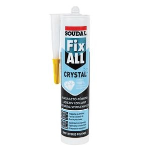 Adeziv pentru constructii, transparent, 290 ml • Soudal Fix All Crystal