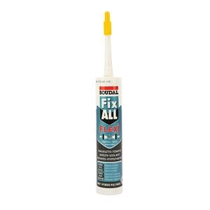 Adeziv pentru constructii, alb, 290 ml • Soudal Fix All Flexi