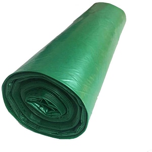 Saci menajeri PLASTINA, 10 bucati, 120 l, verde