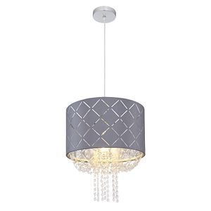 Lustra tip pendul, Gri, 40 W, 1 x E27 • Globo Gray