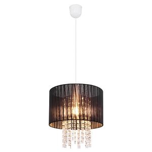Lustra tip pendul, Negru, 60 W, 1 x E27 • Globo Globo Pyra