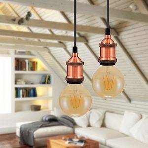 Lustra tip pendul, Cupru, 20 W, 1 x E27 • Sanico Polux