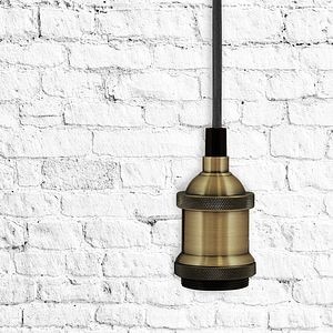 Lustra tip pendul, Patina, 20 W, 1 x E27 • Sanico Polux