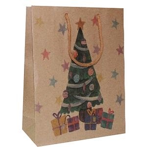 Punga cadou Bradut si Cadouri, marimea X, 27 x 36 x 10 cm, multicolor