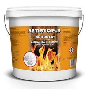 Ignifugant pentru lemn, 15 kg Setistop