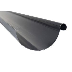 Jgheab L 2 m, D 125 mm, gri • Bravo