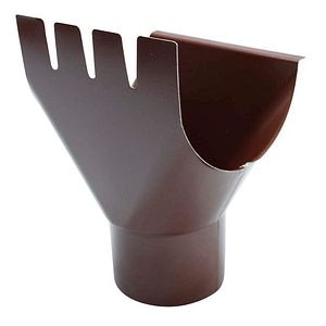 Racord jgheab burlan D 125, 90 mm, maro • Bravo