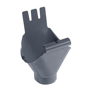 Racord jgheab burlan d150 90mm, gri Bravo