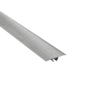 Profil de trecere, aluminiu, cu efect de lemn, gri, 3X93 cm • GoodHome