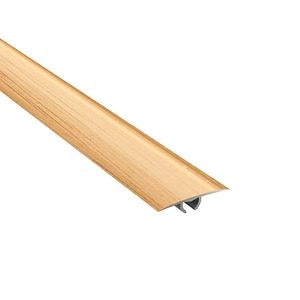 Profil de trecere, aluminiu, cu efect de lemn, maro, 3 X 93 cm • GoodHome