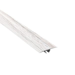 Profil de trecere, aluminiu, cu efect de lemn, gri, 3X93 cm • GoodHome