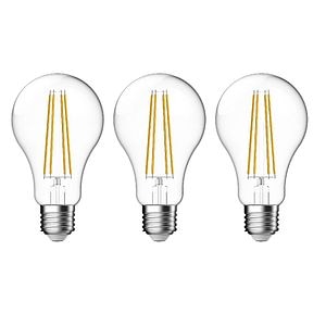 Set 3 becuri LED DIALL, E27, 10.5W, 1521lm, 2700K