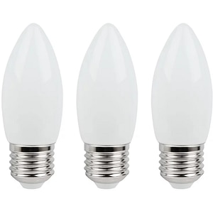 SET 3BEC LED C35 E27 3.4W 470LM