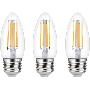 SET 3BEC LED C35 E27 3.4W 470LM