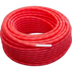 Teava SANICA PEX B, D16, protectie rosie, lungime 100 m