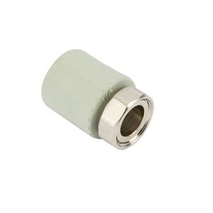 Semiolandez PPR, gri, 25 mm, racord 3/4, filet interior