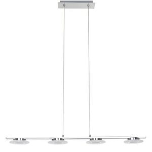 Lustra tip pendul, Argintiu, 20 W, 4 x Integrat • GoodHome Giedi
