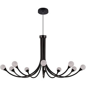 LUSTRA KIRINDY NEGRU LED