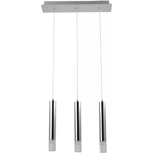 PENDUL 3BR ROSSAK LED CROM