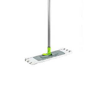 Mop plat lotus PLASTINA, microfibra cu coada fixa