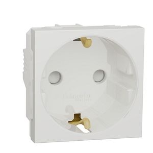 Priza 2P+E 16A, obt. alb