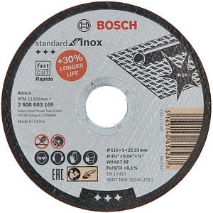 Disc de taiere BOSCH Rapido, inox, 115mm