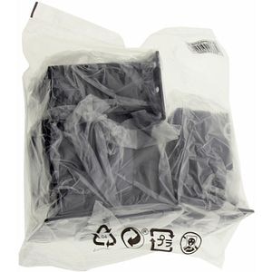 Picior reglabil, aluminiu, 40x40x80 mm, negru, set 4 bucati