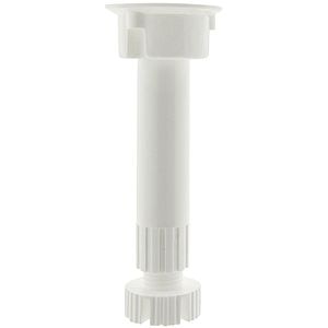 Picior baza mare mobilier, plastic, 28x150 mm, alb, set 4 bucati