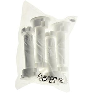 Picior baza mare mobilier, plastic, 28x150 mm, alb, set 4 bucati